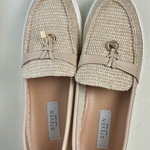 Women's Beige Loafers worn once